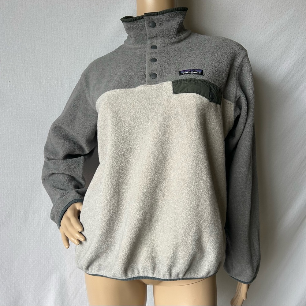 Patagonia Gray Fleece Pullover